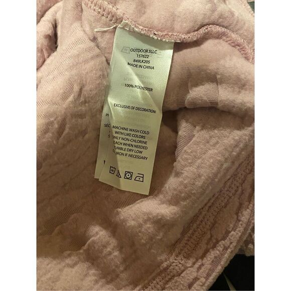 Eddie Bauer Girl’s Quarter Zip Light Pink/Purple Sweater - Picture 5 of 6